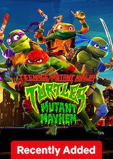 Kliknij by uzyskać więcej informacji | Netflix: Teenage Mutant Ninja Turtles: Mutant Mayhem / Wojownicze Żółwie Ninja: Zmutowany chaos | Czterech stworzonych do walki żółwich braci buntuje się przeciw życiu w ukryciu, aby poznać miasto. Tymczasem po ulicach grasuje dorównujący im umiejętnościami gangster.